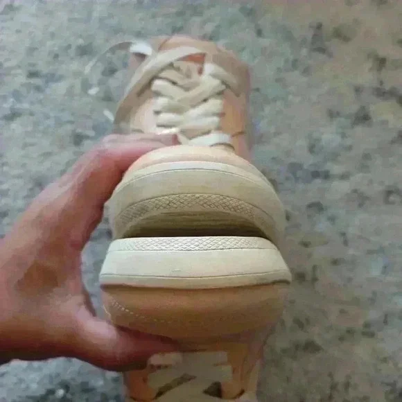 Alexander McQueen X Puma Women's Pink Ofeya Hidden Wedge High Fashion Trainers 7 - Picture 11 of 16